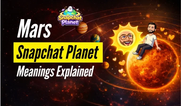 Mars Snapchat Planet