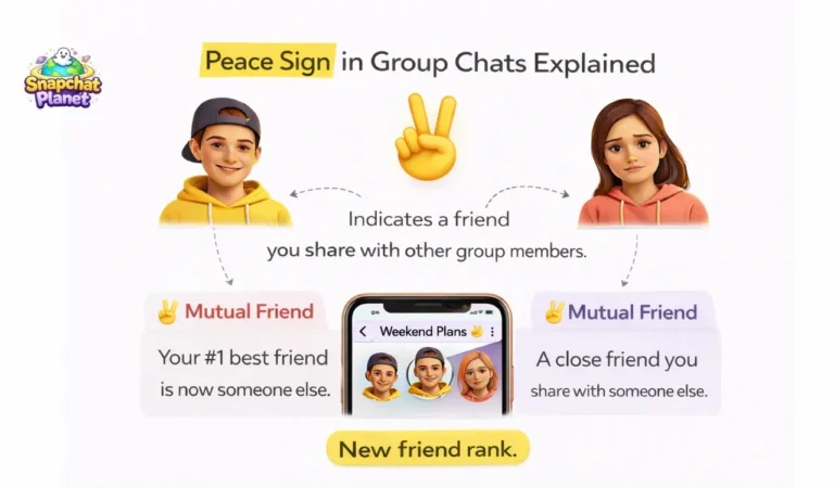 Peace Sign Emoji Mean on Snapchat