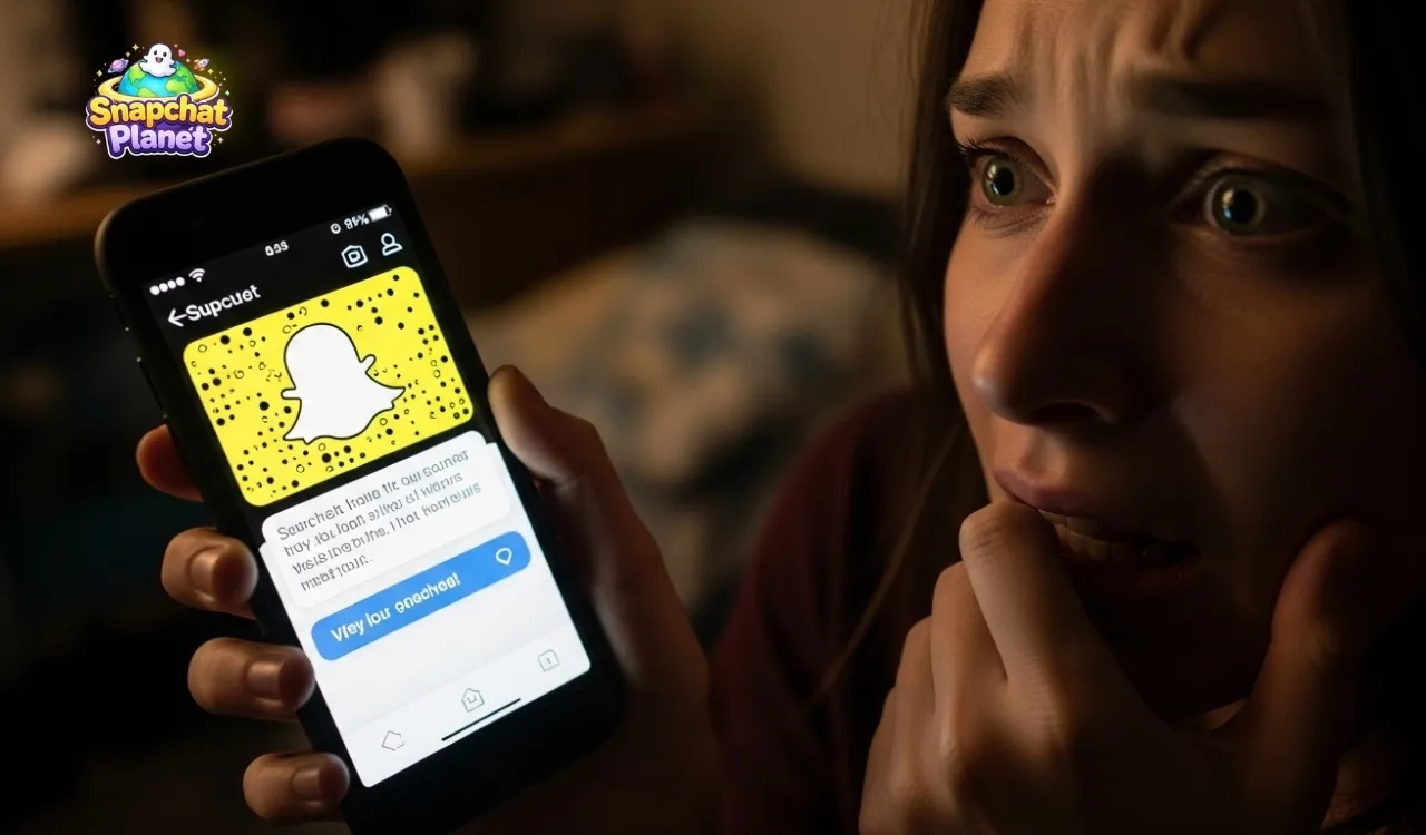 Being Blackmailed on Snapchat