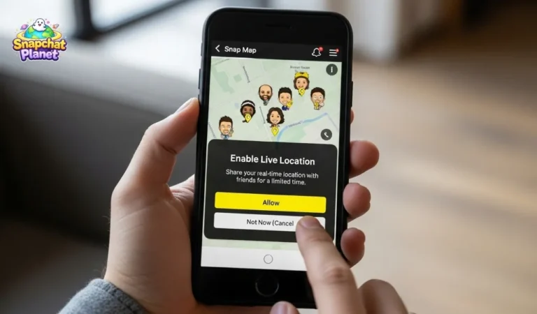 Live Location on Snapchat