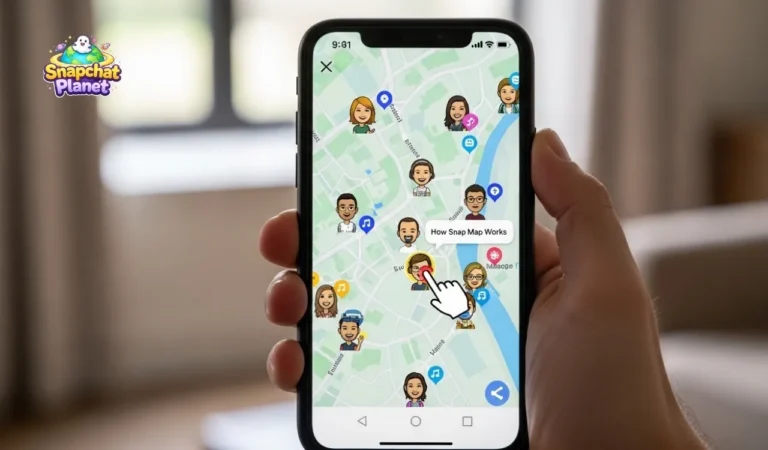 Snap Map on Snapchat