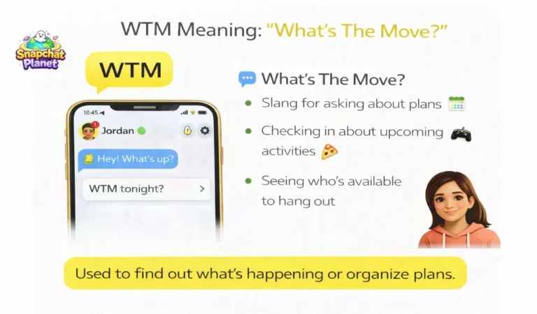 What Does WTM Mean on Snapchat