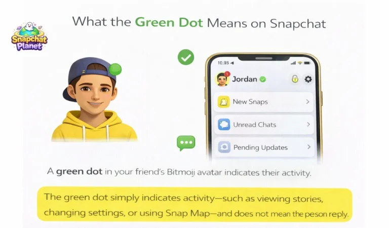 What Does the Green Dot Mean on Snapchat