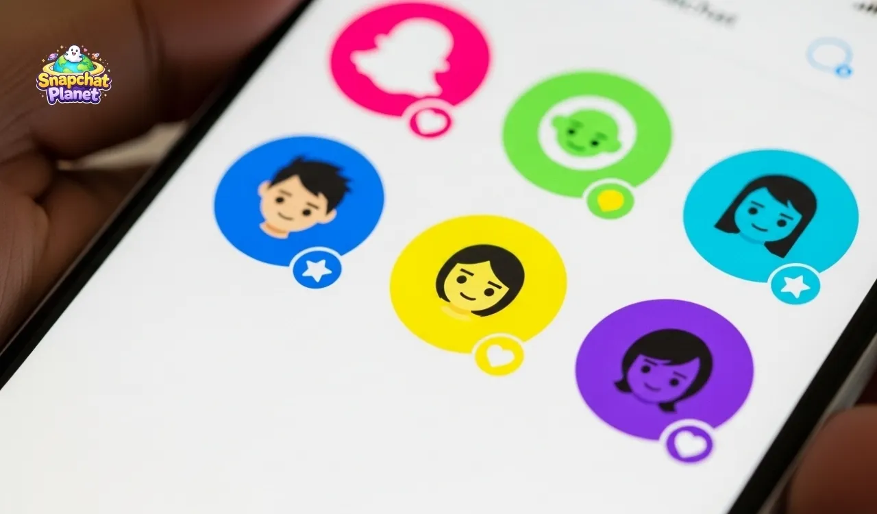 Snapchat Color Icons Meaning